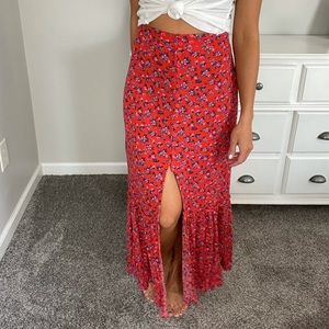 Floral Maxi Skirt